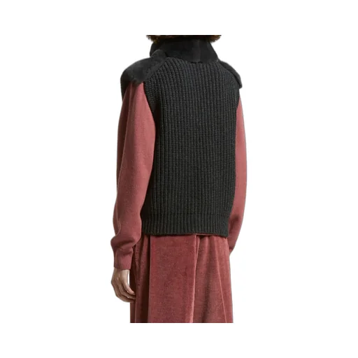 High-Neck Zip-Fastening Waistcoat