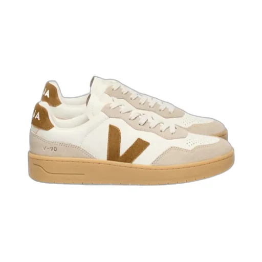 Veja V-90 Lace-Up Sneakers