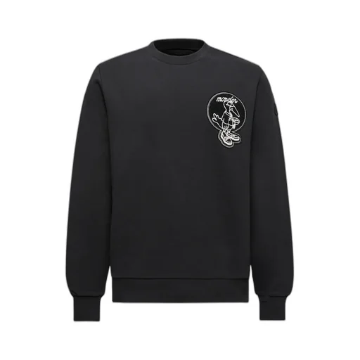 Mascot Patch Cotton Sweatshirt