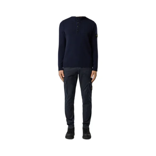 Stone Island Logo Patch High Neck Sweater