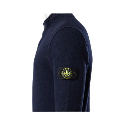 Stone Island Logo Patch High Neck Sweater