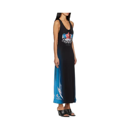 Casablanca Blades Slinky Jersey Dress