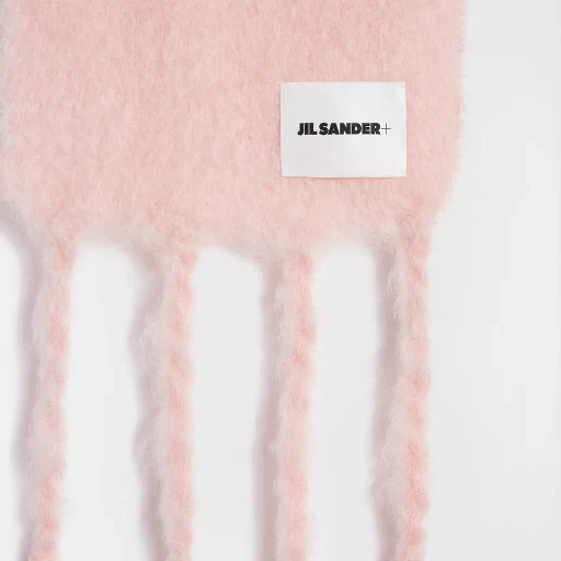 Slim Wool Blend Scarf