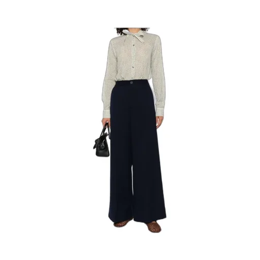 Wide-Leg Casual Pants