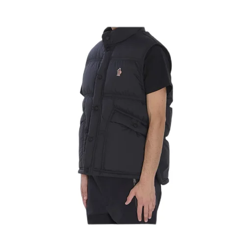 Moncler Grenoble Aul Logo Embroidered Ski Gilet