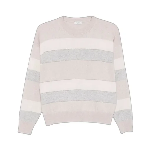 Peserico Striped Beaded Knitwear