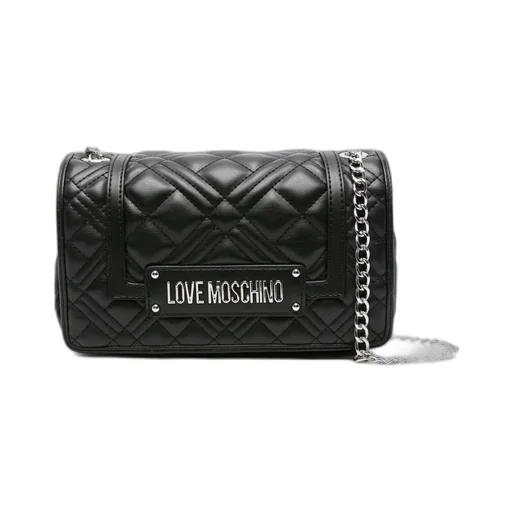 Quilted Logo Shoulder Bag