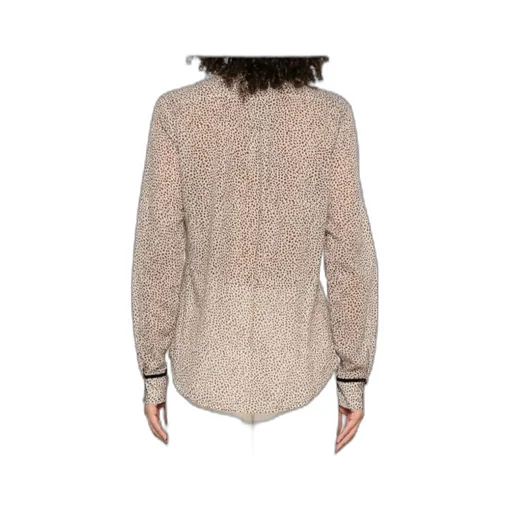 “Les Petits Pois” Shirt In Voile With Bow Detail