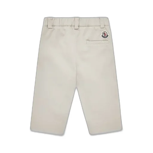 Moncler Enfant Logo Patch Gabardine Pants