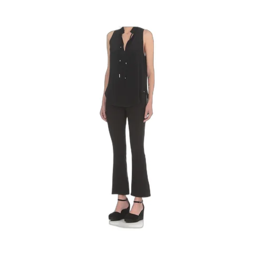 Keyhole-Neck Sleeveless Dress