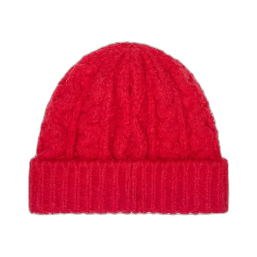 Beanie In Triomphe Brushed Aran Cotton