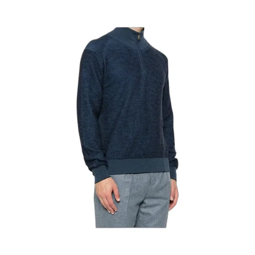 Brioni Half-Zip Mockneck Jumper