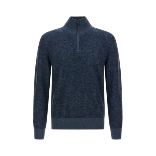 Brioni Half-Zip Mockneck Jumper