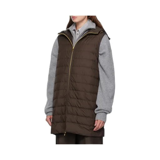Drawstring-Waist Hooded Coat