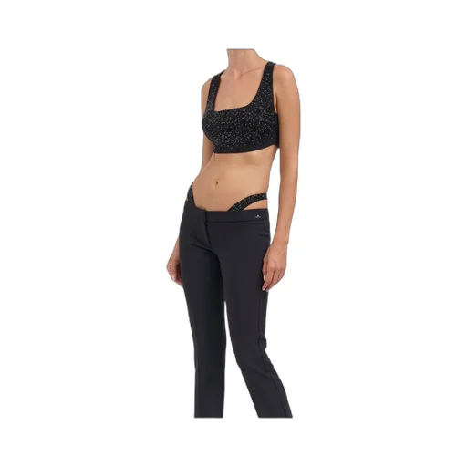 Elisabetta Franchi Embellished Lightweight CrÊPe Top