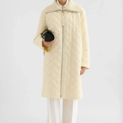 Taffeta Quilted Down Coat