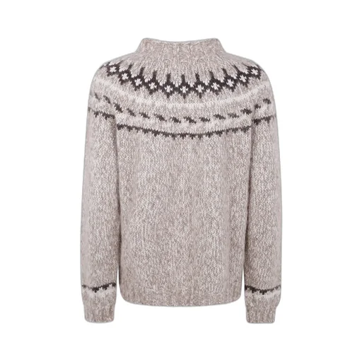 Fair Isle-Knit Crew-Neck Sweater