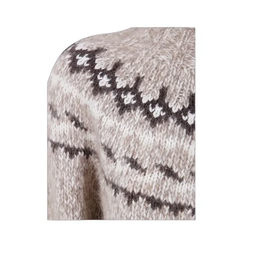 Fair Isle-Knit Crew-Neck Sweater
