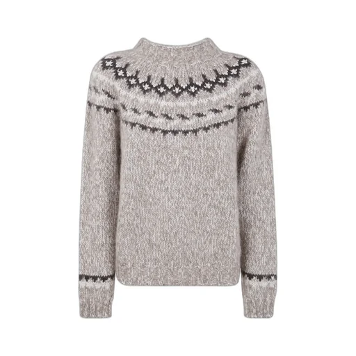 Fair Isle-Knit Crew-Neck Sweater