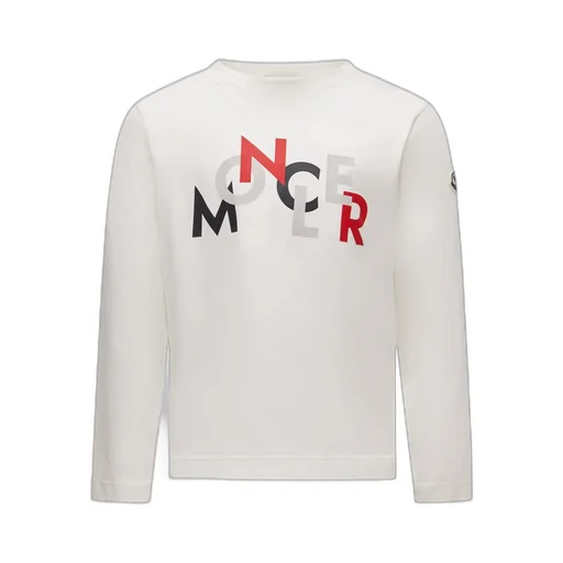 Moncler Enfant Logo Printed Crewneck T-Shirt