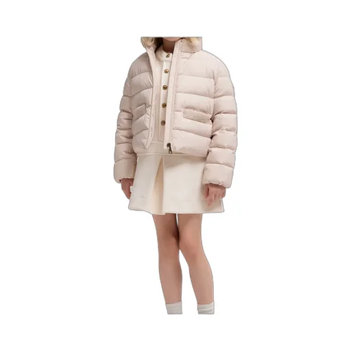 Moncler Enfant Logo Patch Down Jacket