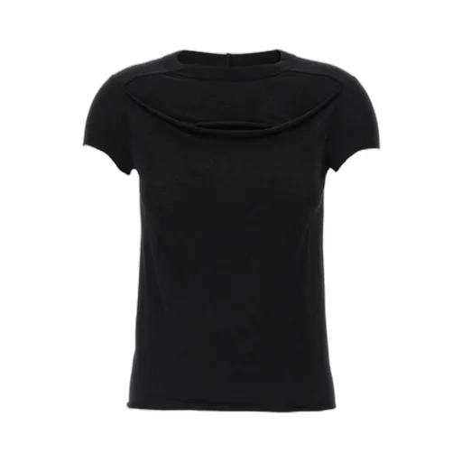 Raw-Edge Crew-Neck T-Shirt