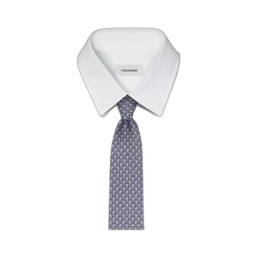 Feline Print Silk Tie