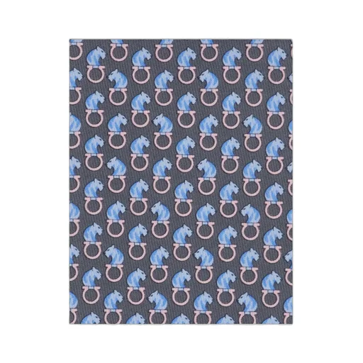 Feline Print Silk Tie