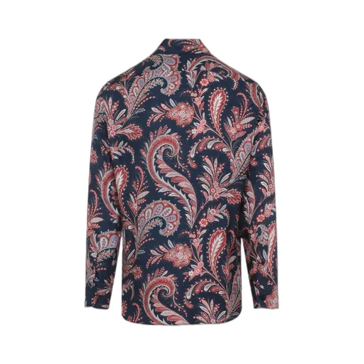 Silk Shirt With Paisley Print