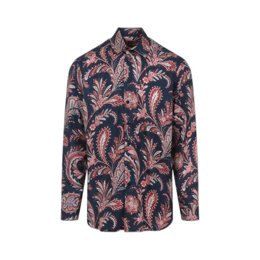 Silk Shirt With Paisley Print