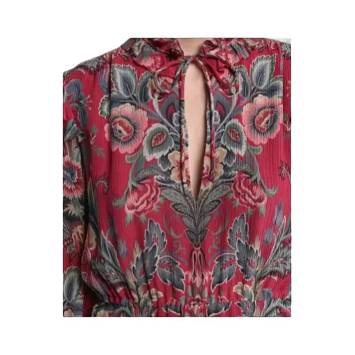 Silk-Blend Mini Dress With Print