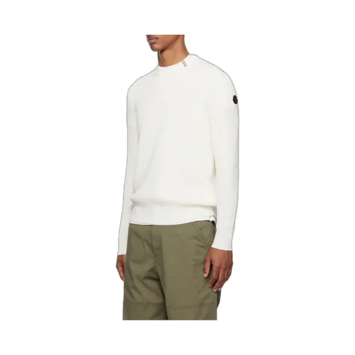 Moncler Logo Patch Crewneck Jumper
