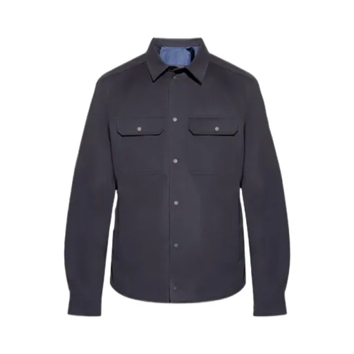 Moncler Gabardine Long-Sleeved Shirt