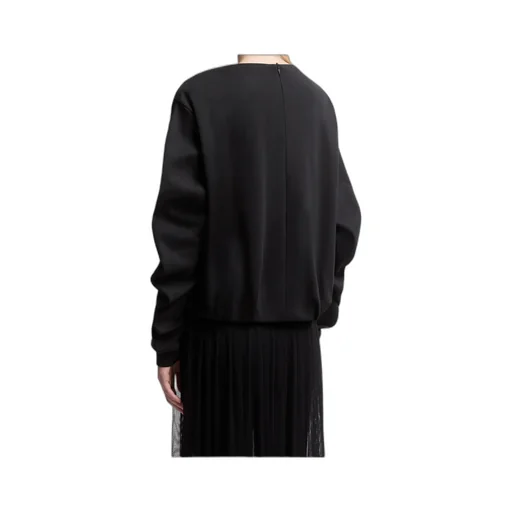 Moncler Pleated Crewneck Sweatshirt