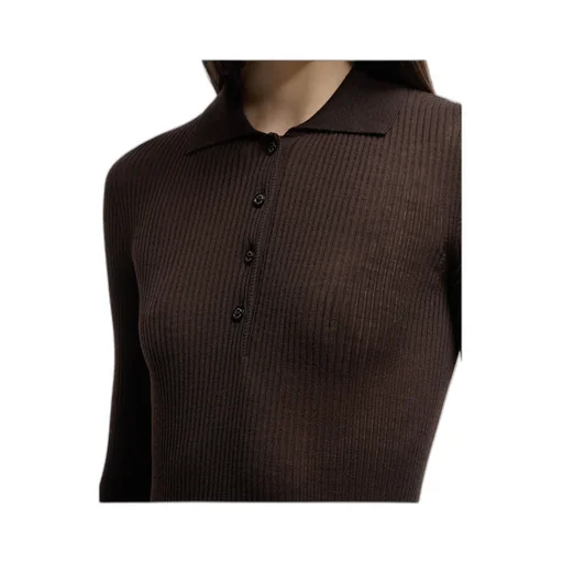 Moncler Button Detailed Long-Sleeved Polo Shirt