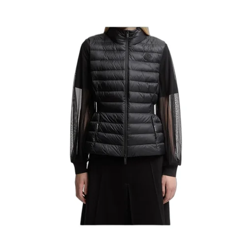Moncler Logo Patch Zip-Up Down Vest