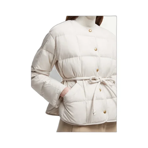 Moncler Caramagne Buttpn-Up Belted Jacket