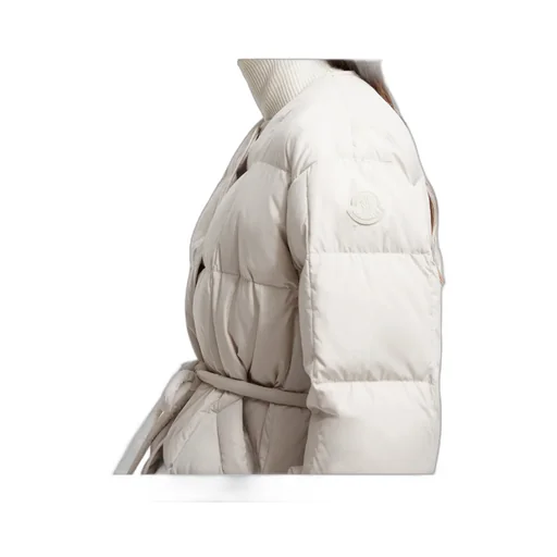 Moncler Caramagne Buttpn-Up Belted Jacket