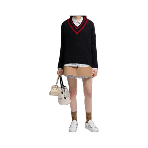 Moncler Striped Long-Sleeved Shirt
