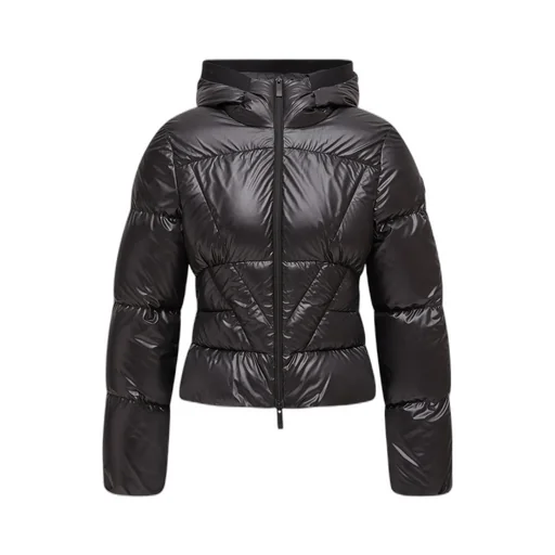 Moncler Wineck Hooded Quilted Short Down Jacket