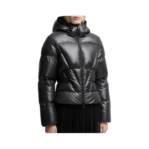 Moncler Wineck Hooded Quilted Short Down Jacket