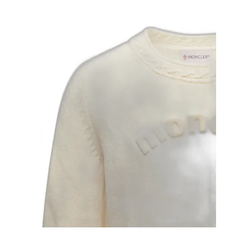 Textured Logo Wool Jumper