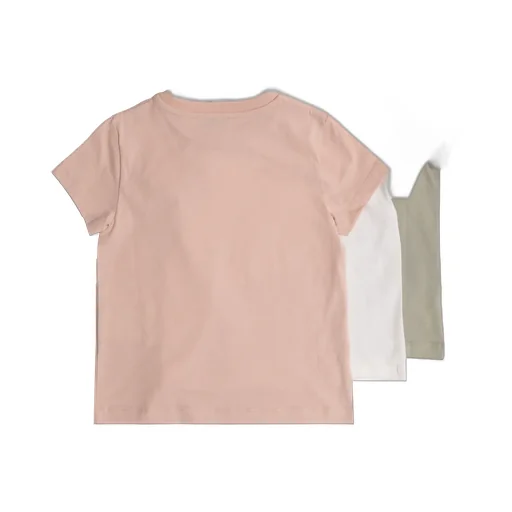 Moncler Enfant Logo Patch Three Pack Of T-Shirts