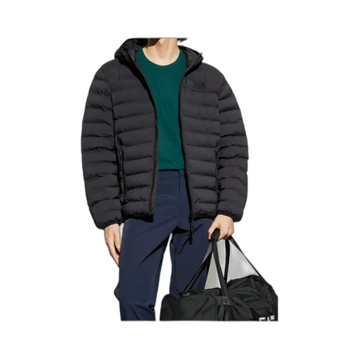 Ea7 Emporio Armani Logo Patch Zip-Up Jacket