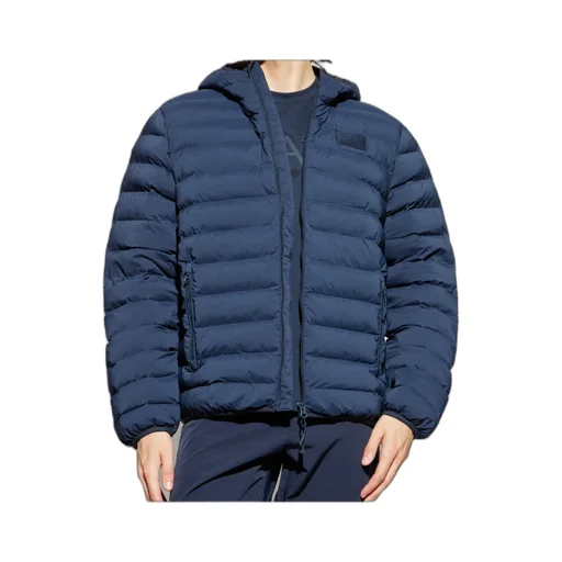 Ea7 Emporio Armani Logo Patch Zip-Up Jacket