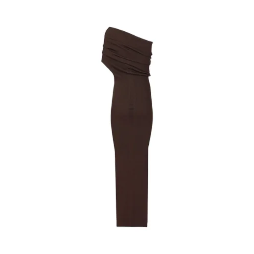Rick Owens Athena One-Shoulder Knitted Dress