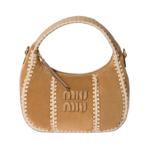 Wander Suede And Crochet Bag