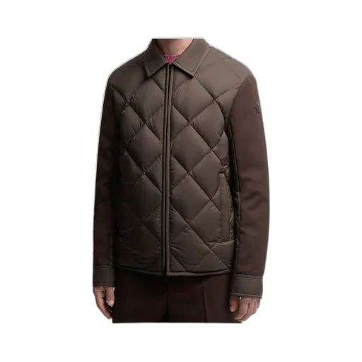 Aiguille Diamond-Quilted Down Shirt Jacket