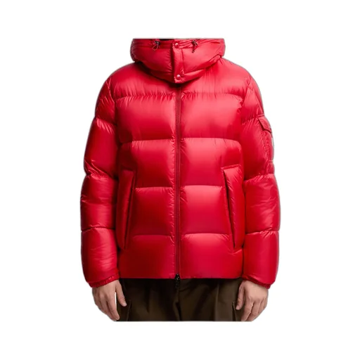 Moncler Logo Patch Hooded Puffer Jacket