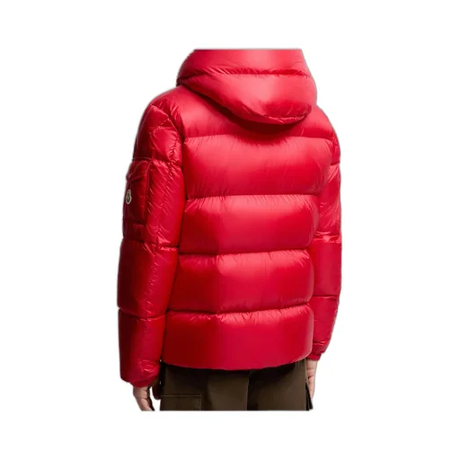 Moncler Logo Patch Hooded Puffer Jacket